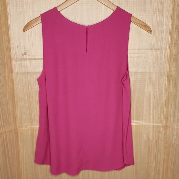 Boden Womens Barbie Pink Sleeveless Flowy Top 10 - Picture 2 of 6